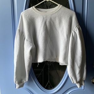 Free People cropped sweatshirt